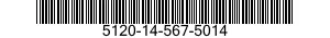5120-14-567-5014 JACK,SCREW,HAND 5120145675014 145675014