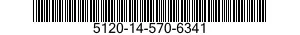 5120-14-570-6341 SCREWDRIVER,SIX POINT TIP 5120145706341 145706341