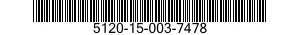 5120-15-003-7478 DRIVER 1/2 IN DR X 5120150037478 150037478