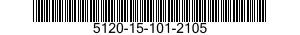 5120-15-101-2105 KEY,SOCKET HEAD SCREW 5120151012105 151012105