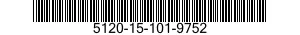 5120-15-101-9752 KEY,SOCKET HEAD SCREW 5120151019752 151019752