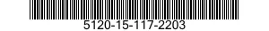 5120-15-117-2203 PINZETTA A MOLLA SP 5120151172203 151172203