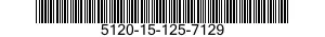 5120-15-125-7129 CHIAVE A ZAMPA DI G 5120151257129 151257129