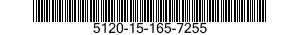 5120-15-165-7255 CHIAVE COMBINATA 1/ 5120151657255 151657255