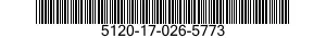 5120-17-026-5773 BAR,SOCKET WRENCH HANDLE 5120170265773 170265773