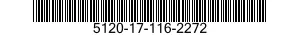 5120-17-116-2272 KEY,SOCKET HEAD SCREW 5120171162272 171162272