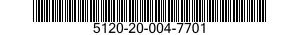 5120-20-004-7701 SCREWDRIVER ATTACHMENT,SOCKET WRENCH 5120200047701 200047701