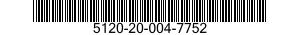 5120-20-004-7752 BIT,SCREWDRIVER 5120200047752 200047752