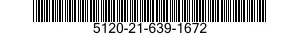 5120-21-639-1672 BLADE,SOCKET HEAD SCREW KEY 5120216391672 216391672