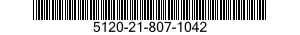 5120-21-807-1042 PUNCH,SWAGING 5120218071042 218071042