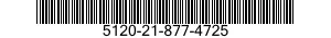 5120-21-877-4725 KEY,SOCKET HEAD SCREW 5120218774725 218774725