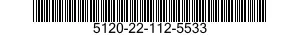 5120-22-112-5533 BAR,SOCKET WRENCH HANDLE 5120221125533 221125533