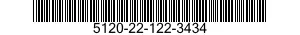 5120-22-122-3434 KEY,SOCKET HEAD SCREW 5120221223434 221223434