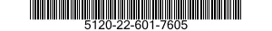 5120-22-601-7605 SCREWDRIVER SET,FLAT TIP AND CROSS TIP 5120226017605 226017605