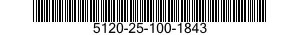 5120-25-100-1843 WRENCH,OPEN END 5120251001843 251001843