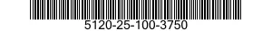 5120-25-100-3750 KEY,SOCKET HEAD SCREW 5120251003750 251003750