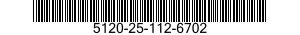 5120-25-112-6702 NOEKKEL,SPUNS 5120251126702 251126702