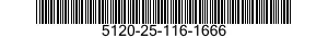 5120-25-116-1666 CROWFOOT ATTACHMENT,SOCKET WRENCH 5120251161666 251161666