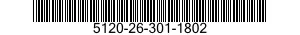 5120-26-301-1802 WRENCH,OPEN END AND SPANNER,COMBINATION 5120263011802 263011802