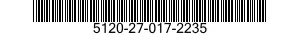 5120-27-017-2235 WRENCH,WHEEL STUD NUT,GEARED SOCKET 5120270172235 270172235