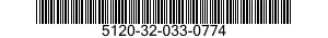 5120-32-033-0774 BLOCK,RIVETING 5120320330774 320330774