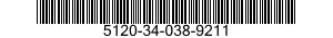 5120-34-038-9211 HANDLE,MECHANICAL JACK 5120340389211 340389211
