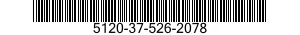 5120-37-526-2078 WRENCH SET,SOCKET HEAD SCREW SOCKET WRENCH ATTACHMENT 5120375262078 375262078