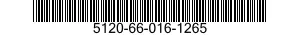 5120-66-016-1265 WRENCH,OPEN END 5120660161265 660161265