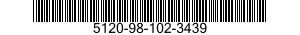 5120-98-102-3439 WEDGE,TOOL HANDLE 5120981023439 981023439