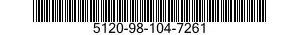 5120-98-104-7261 HANDLE,SOCKET WRENCH 5120981047261 981047261