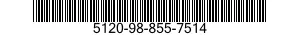 5120-98-855-7514 KEY,SOCKET HEAD SCREW 5120988557514 988557514