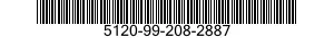 5120-99-208-2887 BAR,SOCKET WRENCH HANDLE 5120992082887 992082887