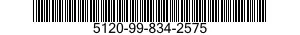 5120-99-834-2575 SCREWDRIVER,FLAT TIP 5120998342575 998342575
