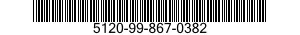 5120-99-867-0382 CROWFOOT ATTACHMENT,SOCKET WRENCH 5120998670382 998670382