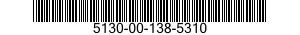 5130-00-138-5310 RIVET SET,PNEUMATIC TOOL 5130001385310 001385310