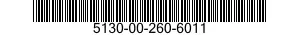 5130-00-260-6011 BRUSH SECTION SET,WIRE,BOILER TUBE 5130002606011 002606011