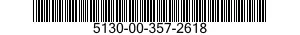 5130-00-357-2618  5130003572618 003572618