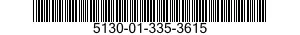5130-01-335-3615 RIVET SET,PNEUMATIC TOOL 5130013353615 013353615