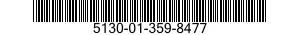 5130-01-359-8477 CHISEL,POWER HAMMER 5130013598477 013598477