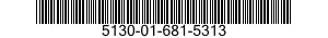 5130-01-681-5313 BRUSH,WIRE,ROTARY END 5130016815313 016815313