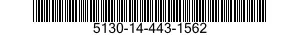 5130-14-443-1562 RIVET SET,PNEUMATIC TOOL 5130144431562 144431562