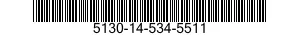 5130-14-534-5511 RIVET SET,PNEUMATIC TOOL 5130145345511 145345511