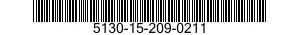 5130-15-209-0211 TRAPANO A PERCUSSIO 5130152090211 152090211