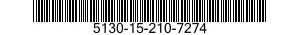 5130-15-210-7274 TRAPANO A DUE VELOC 5130152107274 152107274