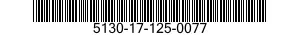 5130-17-125-0077 SOCKET,SOCKET WRENCH 5130171250077 171250077