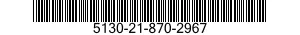 5130-21-870-2967 BRUSH,WIRE,ROTARY WHEEL 5130218702967 218702967