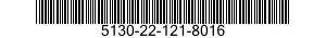 5130-22-121-8016 EXTENSION,SOCKET WRENCH 5130221218016 221218016