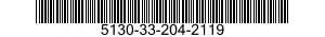 5130-33-204-2119 BRUSH,WIRE,ROTARY WHEEL 5130332042119 332042119