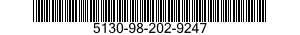5130-98-202-9247 SCREWDRIVER ATTACHMENT SET,SOCKET WRENCH 5130982029247 982029247