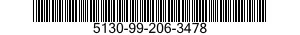 5130-99-206-3478 EXTENSION,SOCKET WRENCH 5130992063478 992063478